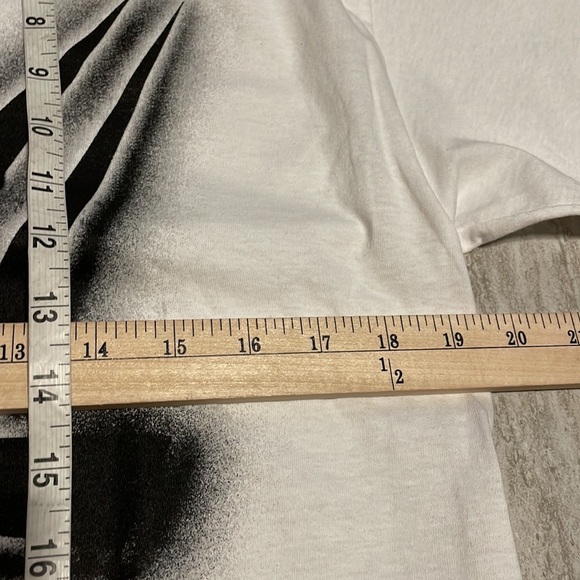 WWE Logo Stencil White Shirt - Picture 6 of 8